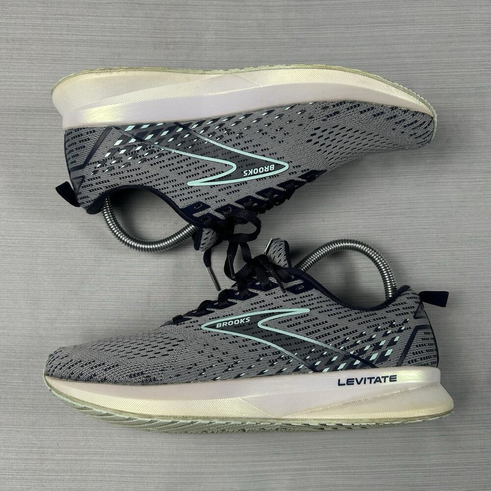 Brooks Levitate 5 Women’s Size 8.5 Gray Running Shoes Gym Sneakers 1203571B069